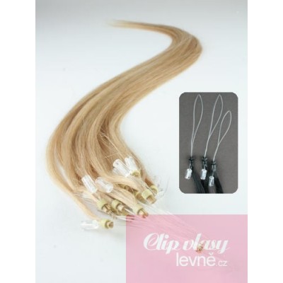 Haar für die Methoden Micro Ring / Easy Loop 60 cm – naturblond