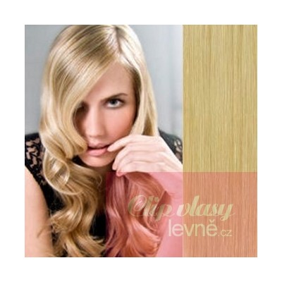 63cm Clip In Haar Remy 100% Menschenhaar europäischen Typs - naturblond