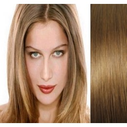 Vlasy evropského typu k prodlužování keratinem 40cm - nejsvětlejší blond